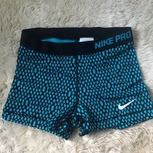 Nike Pro Printed Spandex Shorts